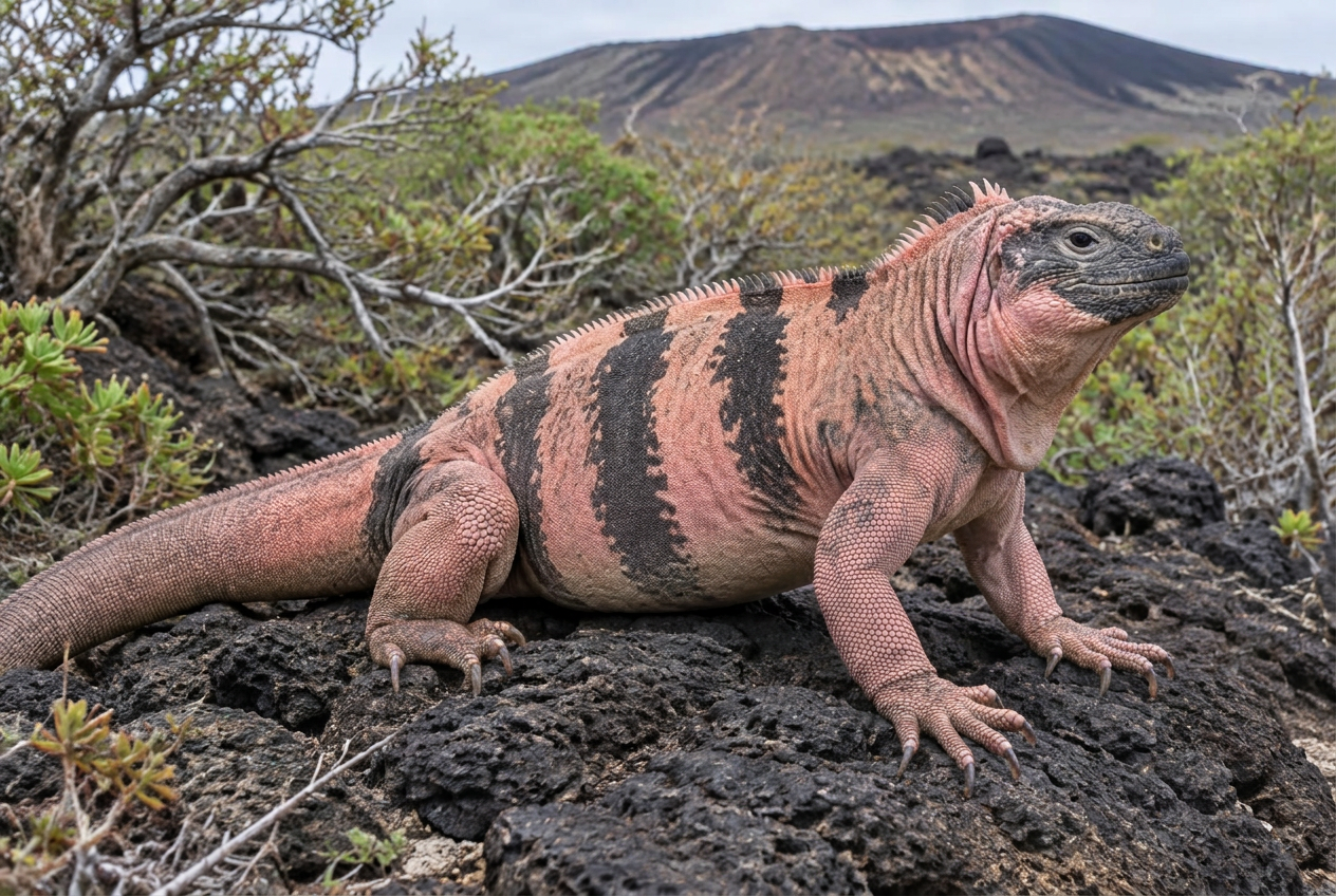 Galápagos Pink Land Iguana